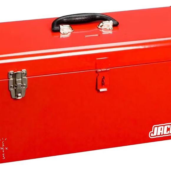 Travis Scott Jackboys Red Metal Tool Box